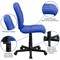 Flash Furniture Vinyl Contemporary Chair, 16-3/4" to 21-3/4, Blue GO-1691-1-BLUE-GG - alternate 7
