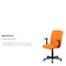 Flash Furniture Metal Contemporary Chair, 16-3/4" to 21-3/4, Fixed Arms, Orange GO-1691-1-ORG-A-GG - alternate 8