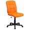 Flash Furniture Vinyl Contemporary Chair, 16-3/4" to 21-3/4, Orange GO-1691-1-ORG-GG - alternate 4
