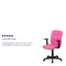 Flash Furniture Vinyl Contemporary Chair, 16-3/4" to 21-3/4, Fixed Arms, Pink GO-1691-1-PINK-A-GG - alternate 5