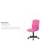 Flash Furniture Vinyl Contemporary Chair, 16-3/4" to 21-3/4, Pink GO-1691-1-PINK-GG - alternate 2