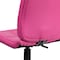 Flash Furniture Vinyl Contemporary Chair, 16-3/4" to 21-3/4, Pink GO-1691-1-PINK-GG - alternate 9