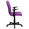 Flash Furniture Vinyl Contemporary Chair, 16-3/4" to 21-3/4, Fixed Arms, Purple GO-1691-1-PUR-A-GG - alternate 10