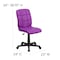 Flash Furniture Metal Contemporary Chair, 16-3/4" to 21-3/4, Purple GO-1691-1-PUR-GG - alternate 4