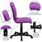 Flash Furniture Metal Contemporary Chair, 16-3/4" to 21-3/4, Purple GO-1691-1-PUR-GG - alternate 5