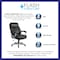 Flash Furniture Hercules Office Chair, Black Seat, Black Back, 28 1/2 in W 35" L 49-1/2" H, Padded, Leather Seat GO-1850-1-LEA-GG - alternate 2