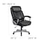Flash Furniture Hercules Office Chair, Black Seat, Black Back, 28 1/2 in W 35" L 49-1/2" H, Padded, Leather Seat GO-1850-1-LEA-GG - alternate 7