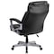 Flash Furniture Hercules Office Chair, Black Seat, Black Back, 28 1/2 in W 35" L 49-1/2" H, Padded, Leather Seat GO-1850-1-LEA-GG - alternate 5