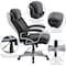 Flash Furniture Hercules Office Chair, Black Seat, Black Back, 28 1/2 in W 35" L 49-1/2" H, Padded, Leather Seat GO-1850-1-LEA-GG - alternate 6