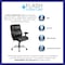Flash Furniture Hercules Task Office Chair, Black Back, 29-1/2 in W 29" L 44" H, Adjustable Padded GO-2031-LEA-GG - alternate 3