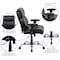 Flash Furniture Hercules Task Office Chair, Black Back, 29-1/2 in W 29" L 44" H, Adjustable Padded GO-2031-LEA-GG - alternate 5
