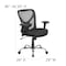Flash Furniture Contemporary Office Chair, Black Seat, Black Back, 29 in W 26" L 42-1/4" H, Adjustable Padded GO-2032-GG - alternate 6