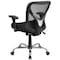 Flash Furniture Contemporary Office Chair, Black Seat, Black Back, 29 in W 26" L 42-1/4" H, Adjustable Padded GO-2032-GG - alternate 8