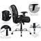 Flash Furniture Contemporary Office Chair, Black Seat, Black Back, 29 in W 26" L 42-1/4" H, Adjustable Padded GO-2032-GG - alternate 5