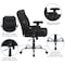 Flash Furniture Hercules Task Office Chair, Black Back, 29 in W 29" L 42-3/4" H, Adjustable Padded, Fabric Seat GO-2073F-GG - alternate 5