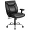 Flash Furniture Hercules Task Office Chair, Black Seat, Black Back, 29 in W 29" L 42-3/4" H, Adjustable Padded GO-2073-LEA-GG - alternate 2