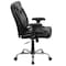Flash Furniture Hercules Task Office Chair, Black Seat, Black Back, 29 in W 29" L 42-3/4" H, Adjustable Padded GO-2073-LEA-GG - alternate 10