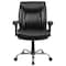 Flash Furniture Hercules Task Office Chair, Black Seat, Black Back, 29 in W 29" L 42-3/4" H, Adjustable Padded GO-2073-LEA-GG - alternate 9