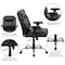Flash Furniture Hercules Task Office Chair, Black Seat, Black Back, 29 in W 29" L 42-3/4" H, Adjustable Padded GO-2073-LEA-GG - alternate 4