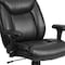 Flash Furniture Hercules Task Office Chair, Black Seat, Black Back, 29 in W 29" L 42-3/4" H, Adjustable Padded GO-2073-LEA-GG - alternate 7