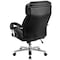 Flash Furniture Hercules Office Chair, Black Seat, Black Back, 28 in W 31" L 49" H, Faux Leather Seat GO-2078-LEA-GG - alternate 8