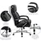 Flash Furniture Hercules Office Chair, Black Seat, Black Back, 28 in W 31" L 49" H, Faux Leather Seat GO-2078-LEA-GG - alternate 7