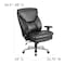 Flash Furniture Hercules Office Chair, Black Back, 32-3/4 in W 34" L 48" H, Adjustable Padded GO-2085-LEA-GG - alternate 4
