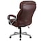 Flash Furniture Hercules Office Chair, Brown Back, 27-1/2 in W 32" L 47" H, Padded GO-2092M-1-BN-GG - alternate 3