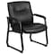 Flash Furniture Hercules Executive Side Reception Chair, Black Back, 29-1/2 in W 29" L 39-1/4" H, Padded GO-2136-GG - alternate 4