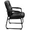 Flash Furniture Hercules Executive Side Reception Chair, Black Back, 29-1/2 in W 29" L 39-1/4" H, Padded GO-2136-GG - alternate 9