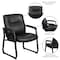 Flash Furniture Hercules Executive Side Reception Chair, Black Back, 29-1/2 in W 29" L 39-1/4" H, Padded GO-2136-GG - alternate 3