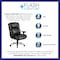 Flash Furniture Hercules Office Chair, Black Back, 30 in W 34" L 48" H, Adjustable Padded GO-2149-LEA-GG - alternate 7