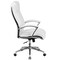 Flash Furniture Contemporary Chair White High Back Exec Chair, Fixed Arms, 20" to 22" Height, Plastic, White GO-2192-WH-GG - alternate 8