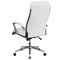 Flash Furniture Contemporary Chair White High Back Exec Chair, Fixed Arms, 20" to 22" Height, Plastic, White GO-2192-WH-GG - alternate 6