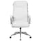 Flash Furniture Contemporary Chair White High Back Exec Chair, Fixed Arms, 20" to 22" Height, Plastic, White GO-2192-WH-GG - alternate 10