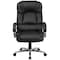 Flash Furniture Hercules Office Chair, Black Back, 27-1/2 in W 32" L 46" H, Padded, Leather Seat GO-2222-GG - alternate 2