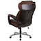 Flash Furniture Contemporary Office Chair, Brown Back, 30 in W 33" L 52" H, Padded GO-2223-BN-GG - alternate 9
