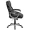 Flash Furniture Executive Chair, Mid-Back, Black Lthr GO-2236M-BK-GG - alternate 10