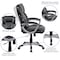 Flash Furniture Executive Chair, Mid-Back, Black Lthr GO-2236M-BK-GG - alternate 7
