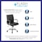 Flash Furniture Contemporary Chair Fixed Arms, 18-1/2" to 22-1/4" Height, Black GO-2240-BK-GG - alternate 5