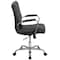 Flash Furniture Contemporary Chair Fixed Arms, 18-1/2" to 22-1/4" Height, Black GO-2240-BK-GG - alternate 9