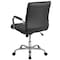 Flash Furniture Contemporary Chair Fixed Arms, 18-1/2" to 22-1/4" Height, Black GO-2240-BK-GG - alternate 7
