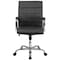 Flash Furniture Contemporary Chair Fixed Arms, 18-1/2" to 22-1/4" Height, Black GO-2240-BK-GG - alternate 10