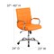 Flash Furniture Contemporary Chair Fixed Arms, 18-1/2" to 22-1/4" Height, Metal, Orange GO-2240-ORG-GG - alternate 5