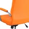 Flash Furniture Contemporary Chair Fixed Arms, 18-1/2" to 22-1/4" Height, Metal, Orange GO-2240-ORG-GG - alternate 9