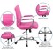 Flash Furniture Contemporary Chair Fixed Arms, 18-1/2" to 22-1/4" Height, Pink GO-2240-PK-GG - alternate 6