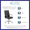 Flash Furniture High Back Black LeatherSoft Executive Swivel Office Chair with Chrome Frame and Arms GO-2286H-BK-GG - alternate 5