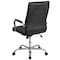 Flash Furniture High Back Black LeatherSoft Executive Swivel Office Chair with Chrome Frame and Arms GO-2286H-BK-GG - alternate 8