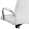 Flash Furniture Contemporary Chair White High Back Exec Chair, Fixed Arms, 18-1/4" to 22-1/4" Height GO-2286H-WH-GG - alternate 17