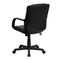 Flash Furniture Metal Contemporary Chair, 17" to 20-1/2", Fixed Arms, Black GO-228S-BK-LEA-GG - alternate 4